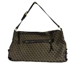 Dooney & Burke Women's DB Monogram Print Canvas Shoulder Handbag